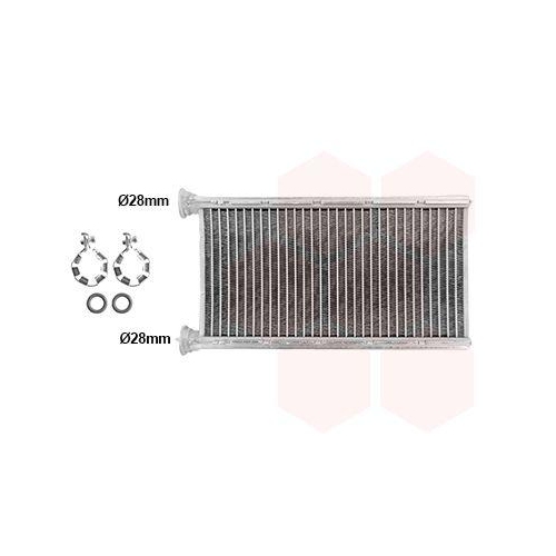 VAN WEZEL W&auml;rmetauscher, Innenraumheizung *** IR PLUS *** 51016700