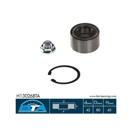 BTA Radlagersatz H13026BTA