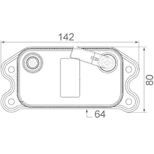 MAHLE Ölkühler, Motoröl BEHR *** PREMIUM LINE *** CLC 70 000P