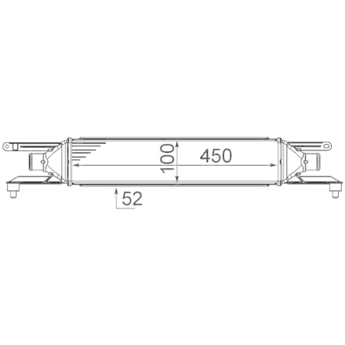 MAHLE Ladeluftk&uuml;hler BEHR *** PREMIUM LINE *** CI 458 000P