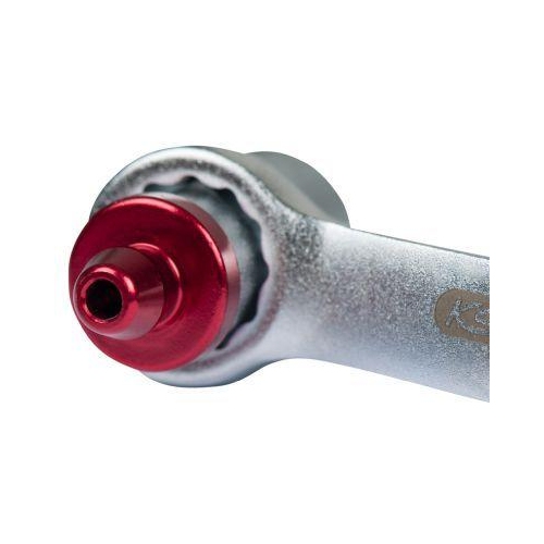 Bremsen-Entl&uuml;ftungsschl&uuml;ssel, extra kurz, 11 mm, rot KS TOOLS 160.0733