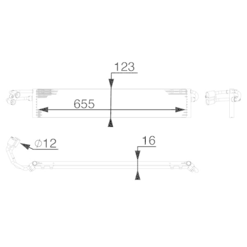 MAHLE &Ouml;lk&uuml;hler, Automatikgetriebe BEHR *** PREMIUM LINE *** CLC 71 000P