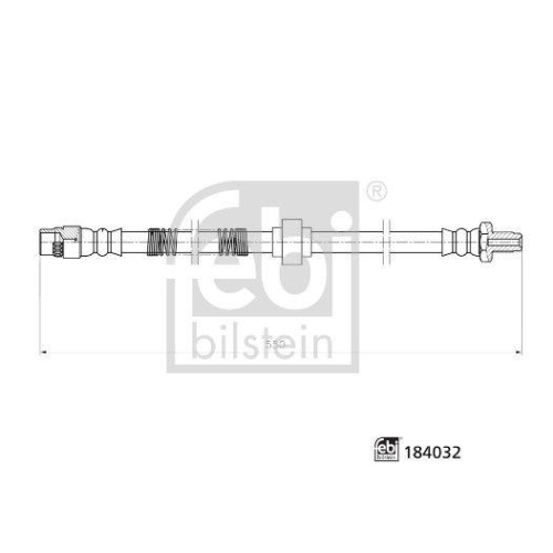 FEBI BILSTEIN Bremsschlauch