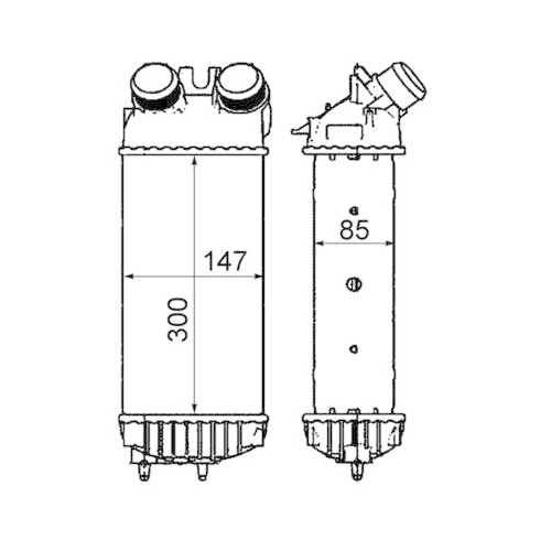 MAHLE Ladeluftk&uuml;hler BEHR *** PREMIUM LINE *** CI 474 000P