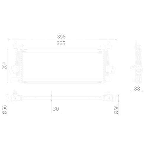 MAHLE Ladeluftk&uuml;hler BEHR *** PREMIUM LINE *** CI 542 000P