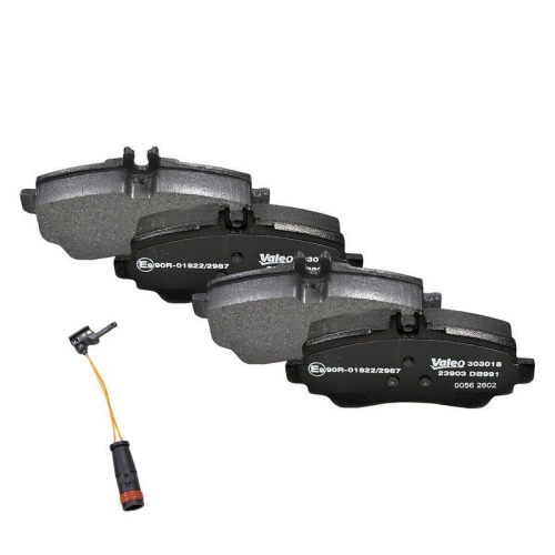 VALEO Bremsbelagsatz, Scheibenbremse ESSENTIAL 303018