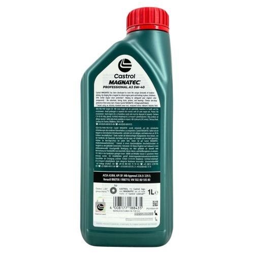 Motor&ouml;l Motoren&ouml;l Castrol Magnatec Professional A3 5W-40 1 Liter Flasche 15F70B