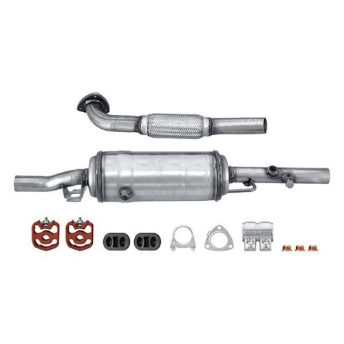 HELLA Ru&szlig;-/Partikelfilter, Abgasanlage Easy2Fit &ndash; PARTNERED with Faurecia 8LG 366 070-791