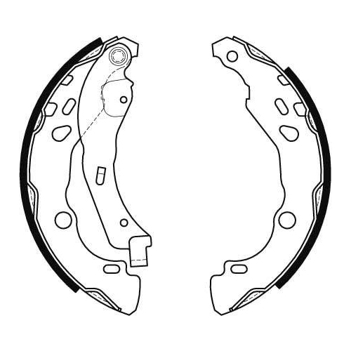 TRW Bremsbackensatz GS8455