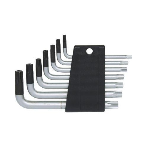 Torx-Winkelstiftschl&uuml;ssel-Satz mit Bohrung, kurz, 7-tlgTB10-TB40 KS TOOLS