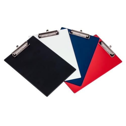 Klemmbrett, DIN A4, inkl ausziehbarer Haken&ouml;se, mit Klemmmechanik, Rot EICHNER