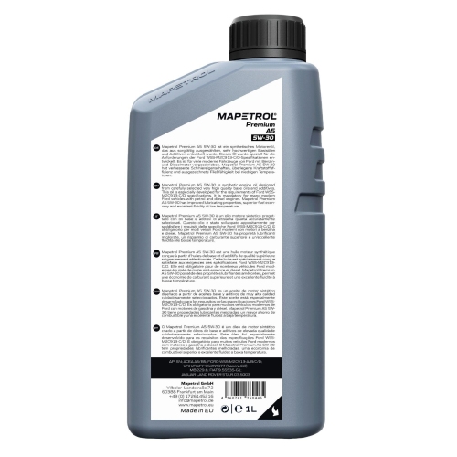 Motor&ouml;l Motoren&ouml;l Mapetrol Premium A5 5W-30 1 Liter MAP0031