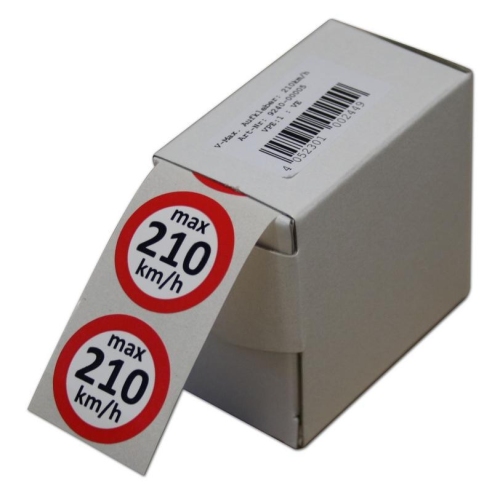 600 Geschwindigkeitsaufkleber Set Satz Geschwindigkeit: 160 - 240 km/h