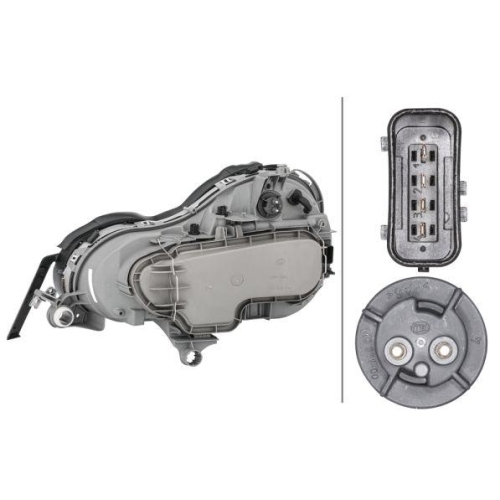 HELLA Hauptscheinwerfer 1D9 007 095-101