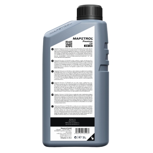 Motor&ouml;l Motoren&ouml;l Mapetrol Premium C3 5W-40 1 Liter MAP0026