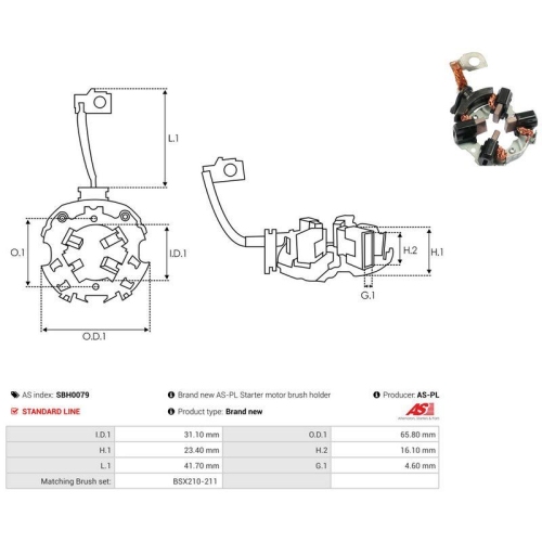 AS-PL Halter, Kohleb&uuml;rsten AS SBH0079
