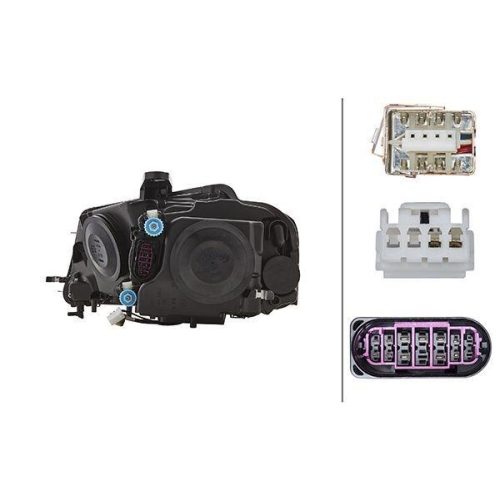 HELLA Hauptscheinwerfer 1LL 009 648-421