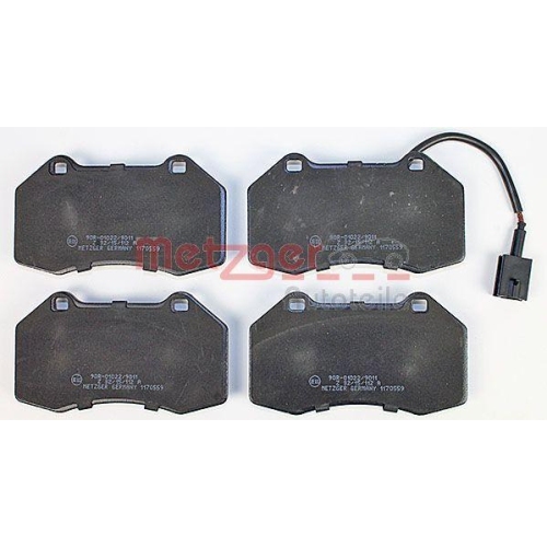 METZGER AUTOTEILE Bremsbelagsatz, Scheibenbremse