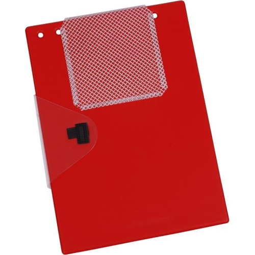 Auftragstasche Jumbo DIN A4, mit gro&szlig;er Dehnfalte und seitlichem Verschlu&szlig;, Rot