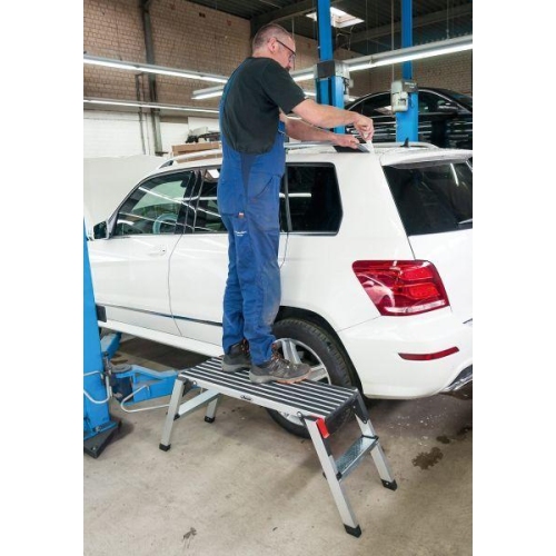 VIGOR Sicherheits-Laufb&uuml;hne Aluminium 950x300x495mm V4638