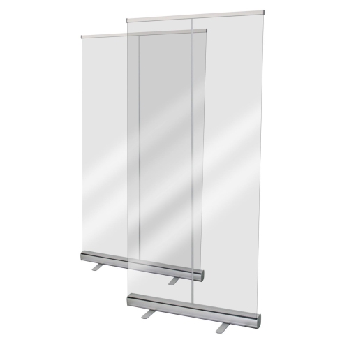 Hygieneschutzwand glasklarer PET-Folie Folienma&szlig; ca. 100 x 200 cm Breite 103 cm