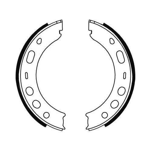 TRW Bremsbackensatz, Feststellbremse GS8706