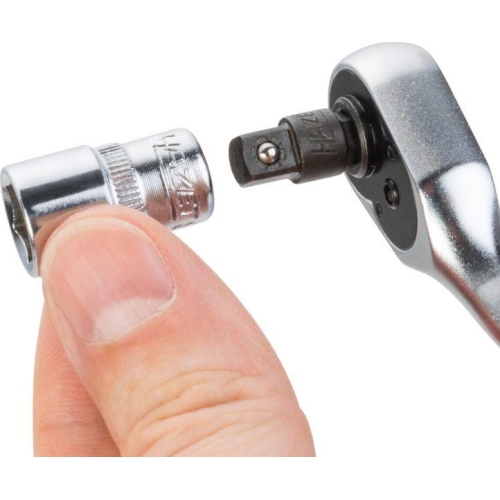 HAZET Umschaltknarre Vollstahl 1/4 Zoll L 89 mm 863MBIT