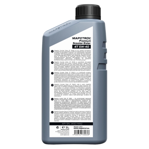 Motor&ouml;l Motoren&ouml;l Mapetrol Premium Scooter Ester 4T 5W-40 1 Liter MAP0049