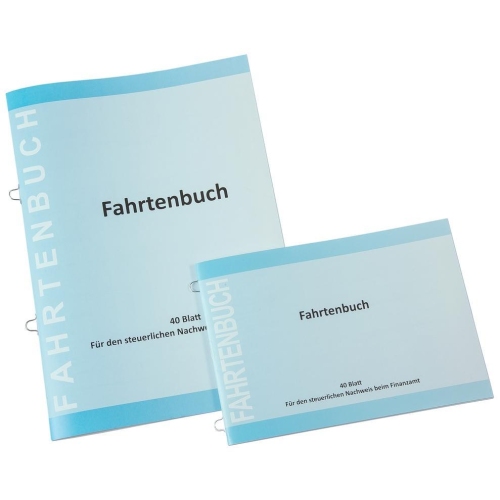 Fahrtenbuch mit 44 Seiten, Format DIN A6 quer EICHNER 9036-00180