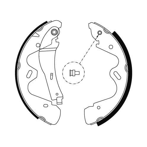 TRW Bremsbackensatz GS8483