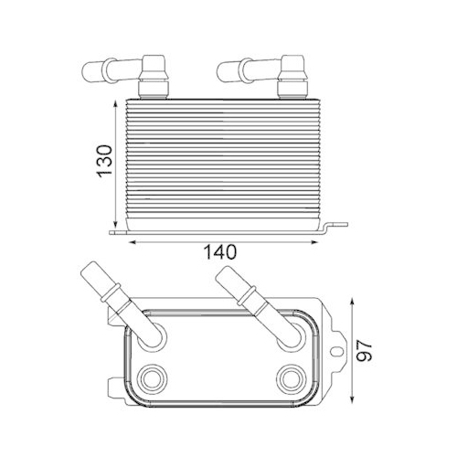 MAHLE &Ouml;lk&uuml;hler, Automatikgetriebe BEHR *** PREMIUM LINE *** CLC 228 000P