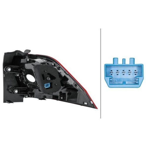 HELLA Heckleuchte 2SD 012 521-051