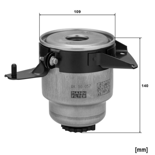MANN-FILTER Kraftstofffilter WK 10 057 KIT