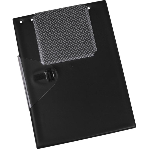 Auftragstasche Jumbo DIN A4, gro&szlig;er Dehnfalte seitlichem Verschlu&szlig;, Schwarz