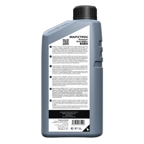 Motor&ouml;l Motoren&ouml;l Mapetrol Premium Drift WS2+ 5W-50 1 Liter MAP0061