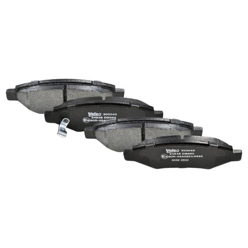 VALEO Bremsbelagsatz, Scheibenbremse ESSENTIAL 303043