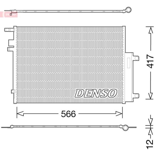 DENSO Kondensator, Klimaanlage