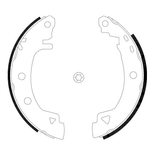 HELLA Bremsbackensatz 8DB 355 001-061