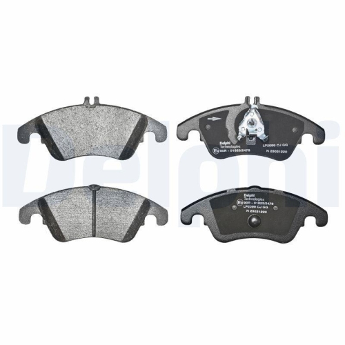 DELPHI Bremsbelagsatz, Scheibenbremse LP2099