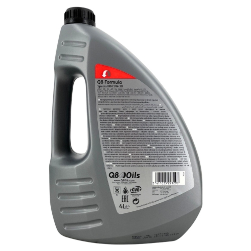 Motor&ouml;l Motoren&ouml;l Q8 Formula Special RN 5W-30 4 Liter 101109801654