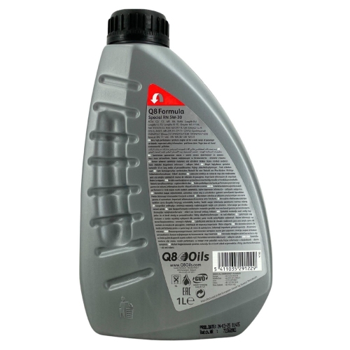 Motor&ouml;l Motoren&ouml;l Q8 Formula Special RN 5W-30 1 Liter 101109801751