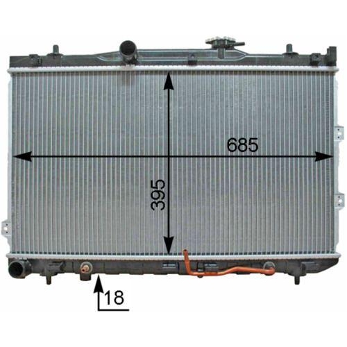 MAHLE K&uuml;hler, Motork&uuml;hlung BEHR *** PREMIUM LINE *** CR 1336 000P