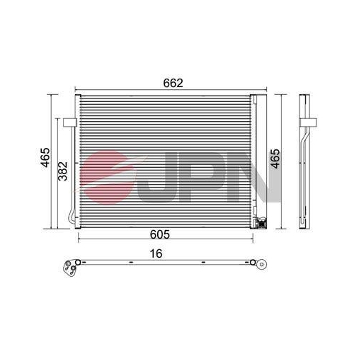 JPN Kondensator, Klimaanlage 60C9083-JPN