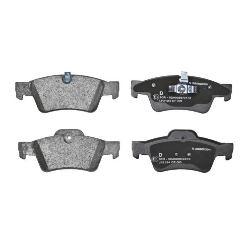 DELPHI Bremsbelagsatz, Scheibenbremse LP2124