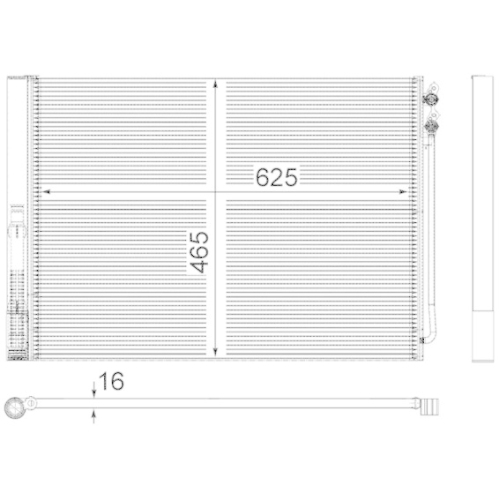 MAHLE Kondensator, Klimaanlage BEHR *** PREMIUM LINE ***