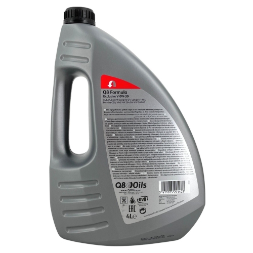 Motor&ouml;l Motoren&ouml;l Q8 Formula Exclusive V 0W-30 4 Liter 102105801654
