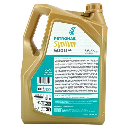 Motor&ouml;l Motoren&ouml;l SYNTIUM 5000 XS 5W-30 SN, 5-Liter Kanister PETRONAS 70956M12EU