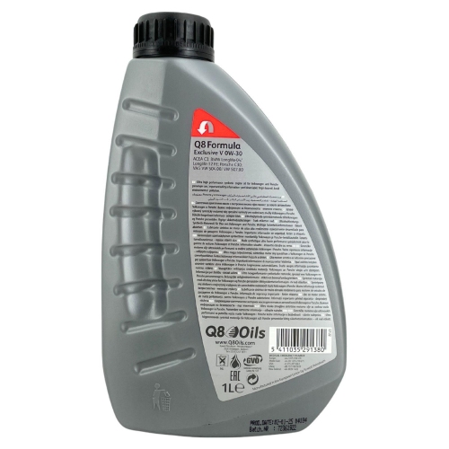 Motor&ouml;l Motoren&ouml;l Q8 Formula Exclusive V 0W-30 1 Liter 102105801751