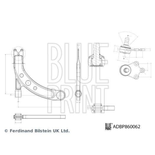 BLUE PRINT Lenker, Radaufh&auml;ngung