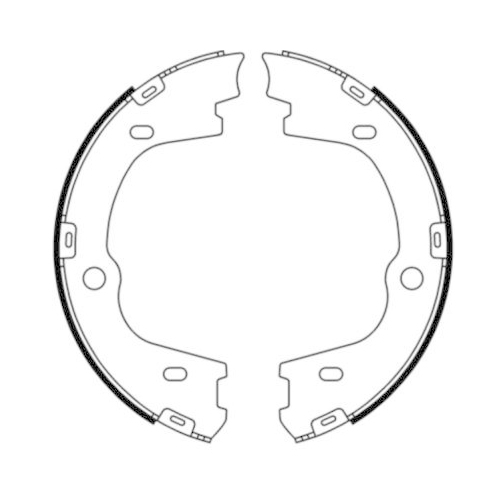 ABE Bremsbackensatz, Feststellbremse C00531ABE